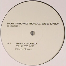 Third World / Cassandra Wilson Talk To Me (Blaze Remix) / You Don't Know (Joe Claussell Remix) Vinyl 12" USED