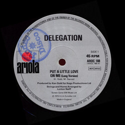 Delegation Put A Little Love On Me USED VINYL 12INCH 45 RPM