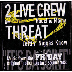 The 2 Live Crew / Threat Hoochie Mama / Lettin' Niggas Know Vinyl 12" USED