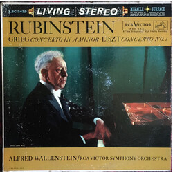 Arthur Rubinstein / Edvard Grieg / Franz Liszt / Alfred Wallenstein / RCA Victor Symphony Orchestra Concerto In A Minor / Concerto No. 1 Vinyl LP USED