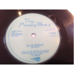 The Moody Blues Blue World Vinyl 7" USED