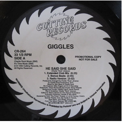 Giggles He Said She Said Vinyl 12" USED