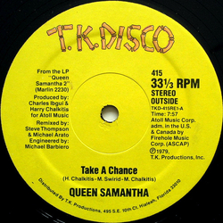 Queen Samantha Take A Chance Vinyl 12" USED