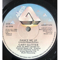 Gary Glitter Dance Me Up Vinyl 7" USED