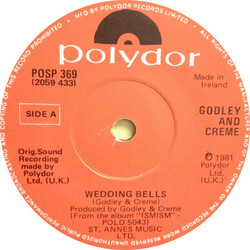 Godley & Creme Wedding Bells Vinyl 7" USED