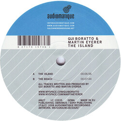 Gui Boratto / Martin Eyerer The Island Vinyl 12" USED
