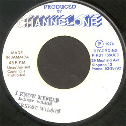 Ernest Wilson I Know Myself Vinyl 7" USED