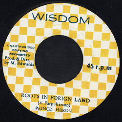 Prince Heron Roots In Forign Land Vinyl 7" USED