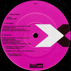 Nova (8) All This Love Vinyl 12" USED