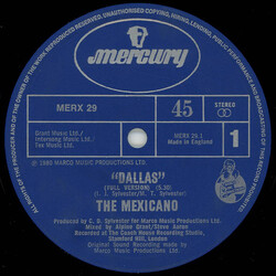 The Mexicano / BBRA Dallas / Nightlife Groove VINYL 12" USED