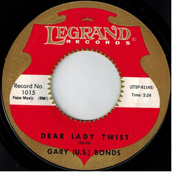 Gary U.S. Bonds Dear Lady Twist USED VINYL 7INCH SINGLE 45 RPM