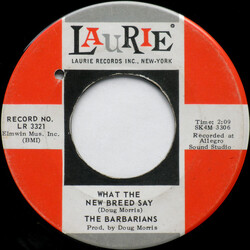The Barbarians What The New Breed Say Vinyl 7" USED