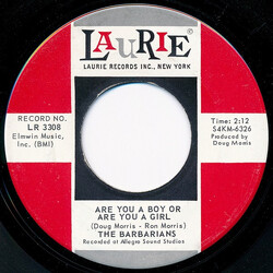 The Barbarians Are You A Boy Or Are You A Girl Vinyl 7" USED
