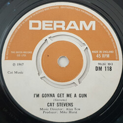 Cat Stevens I'm Gonna Get Me A Gun Vinyl 7" USED