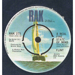 Flint (10) A Real Fine State Of Mind Vinyl 7" USED