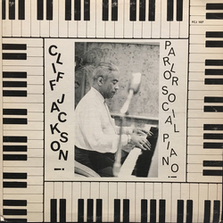 Cliff Jackson Parlor Social Piano Vinyl LP USED