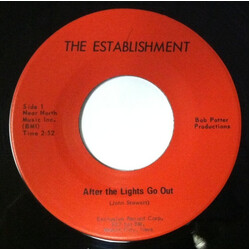 The Establishment (9) After The Lights Go Out Vinyl 7" USED