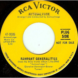 Autosalvage Rampant Generalities Vinyl 7" USED