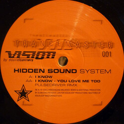 Hidden Sound System I Know Vinyl 12" USED