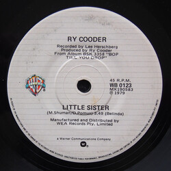 Ry Cooder Little Sister Vinyl 7" USED