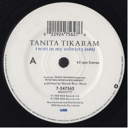 Tanita Tikaram Twist In My Sobriety Vinyl 7" USED