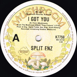 Split Enz I Got You Vinyl 7" USED