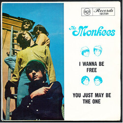 The Monkees I Wanna Be Free / You Just May Be The One Vinyl 7" USED