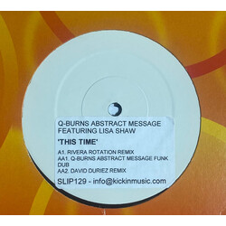 Q-Burns Abstract Message / Lisa Shaw This Time Vinyl 12" USED