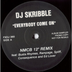 DJ Skribble Everybody Come On Vinyl 12" USED