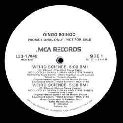 Oingo Boingo Weird Science Vinyl 12" USED