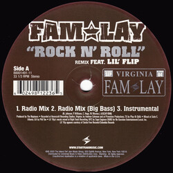 Fam-Lay / Lil' Flip Rock N' Roll (Remix) Vinyl 12" USED