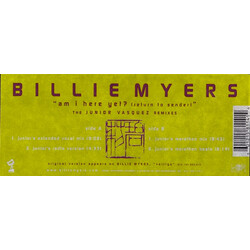 Billie Myers Am I Here Yet? (Return To Sender) The Junior Vasquez Remixes Vinyl 12" USED