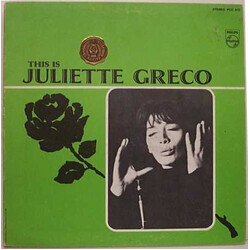 Juliette Gréco This Is Juliette Greco Vinyl LP USED