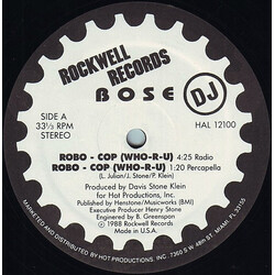 B.O.S.E. Robo - Cop (Who-R-U) Vinyl 12" USED