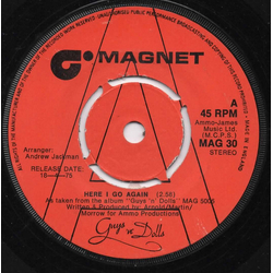 Guys 'n Dolls Here I Go Again Vinyl 7" USED