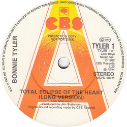 Bonnie Tyler Total Eclipse Of The Heart Vinyl 7" USED