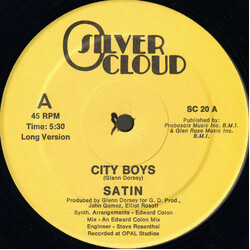 Satin (2) City Boys Vinyl 12" USED