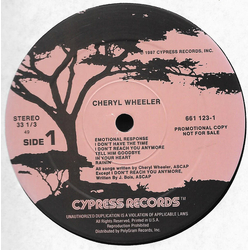 Cheryl Wheeler Half A Book Vinyl LP USED
