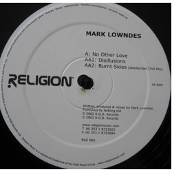 Mark Lowndes No Other Love Vinyl 12" USED