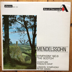 Felix Mendelssohn-Bartholdy / London Symphony Orchestra / Peter Maag Symphony No. 3 'The Scotch', Overture 'Fingal's Cave' Vinyl LP USED