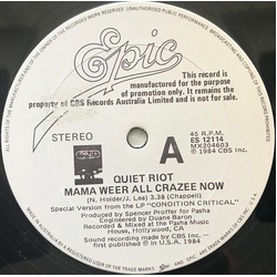 Quiet Riot Mama Weer All Crazee Now Vinyl 12" USED