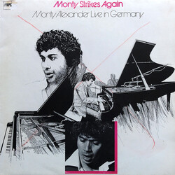 Monty Alexander Monty Strikes Again - Monty Alexander Live In Germany Vinyl LP USED