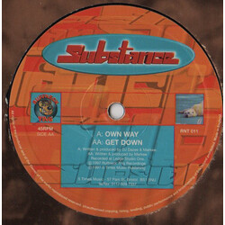 Substance (2) Own Way / Get Down Vinyl 12" USED