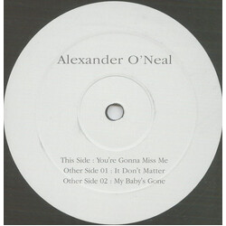 Alexander O'Neal You're Gonna Miss Me Vinyl 12" USED