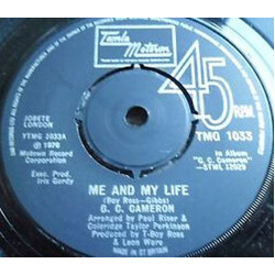 G.C. Cameron Me And My Life / Act Like A Shotgun Vinyl 7" USED
