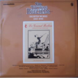 Sir Thomas Beecham Shorter Works (1933-1948) Vinyl LP USED