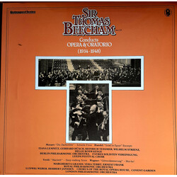Sir Thomas Beecham Sir Thomas Beecham Bart., C.H. Conducts Opera & Oratio Vinyl LP USED