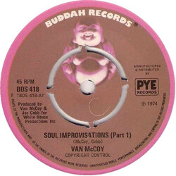 Van McCoy Soul Improvisations Vinyl 7" USED