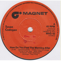 Susan Cadogan How Do You Feel The Morning After / How Can I Go On Vinyl 7" USED