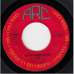 Earth, Wind & Fire You Vinyl 7" USED